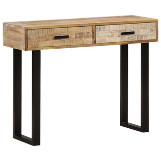 vidaXL Console Table 100x30x75 cm Solid Mango Wood - Giant Lobelia