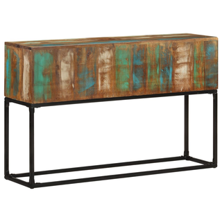 vidaXL Console Table 120x30x75 cm Solid Reclaimed Wood - Giant Lobelia