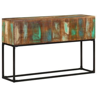 vidaXL Console Table 120x30x75 cm Solid Reclaimed Wood - Giant Lobelia