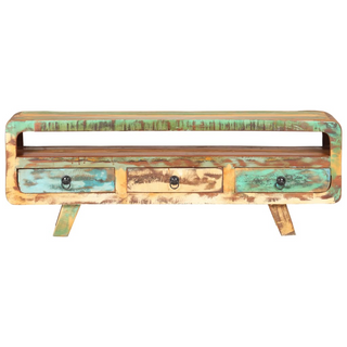 vidaXL TV Cabinet 117x30x41 cm Solid Reclaimed Wood - Giant Lobelia