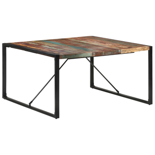 vidaXL Dining Table 140x140x75 cm Solid Reclaimed Wood - Giant Lobelia