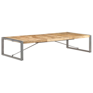 vidaXL Coffee Table 180x90x40 cm Rough Mango Wood - Giant Lobelia