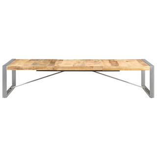 vidaXL Coffee Table 180x90x40 cm Rough Mango Wood - Giant Lobelia