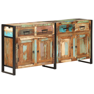 vidaXL Sideboard 172x35x80 cm Solid Reclaimed Wood - Giant Lobelia