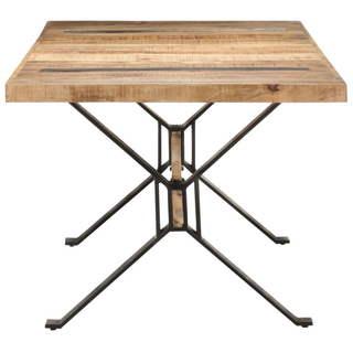 vidaXL Dining Table 180x90x76 cm Rough Mango Wood - Giant Lobelia