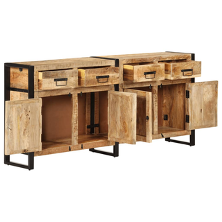 vidaXL Sideboard 172x35x80 cm Solid Mango Wood - Giant Lobelia