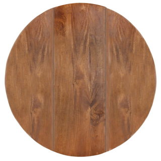 vidaXL Dining Table Round 110x76 cm Solid Mango Wood - Giant Lobelia