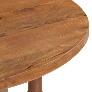 vidaXL Dining Table Round 110x76 cm Solid Mango Wood - Giant Lobelia