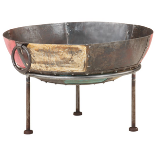 vidaXL Colourful Rustic Fire Pit Ø 60 cm Iron - Giant Lobelia