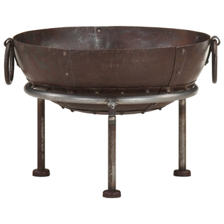 vidaXL Rustic Fire Pit Ø 40 cm Iron - Giant Lobelia