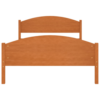 Bed Frame Honey Brown Solid Pine Wood 120x200 cm - Giant Lobelia