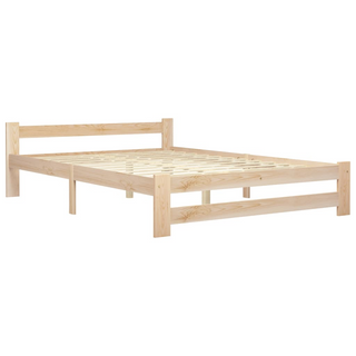 Bed Frame Solid Pine Wood 140x200 cm - Giant Lobelia