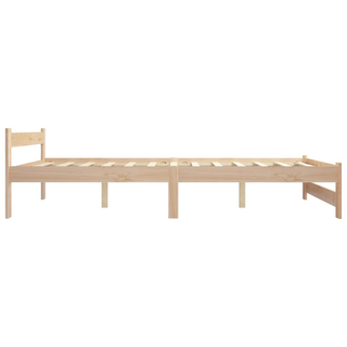 Bed Frame Solid Pine Wood 140x200 cm - Giant Lobelia