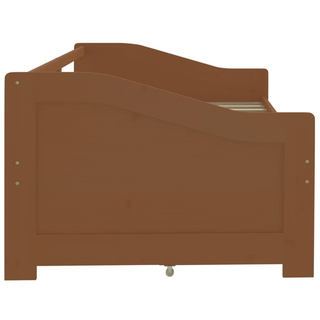 3-Seater Day Bed with Drawers Honey Brown Solid Pinewood 90x200 cm - Giant Lobelia