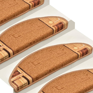 vidaXL Self-adhesive Stair Mats 15 pcs Beige 65x21x4 cm - Giant Lobelia