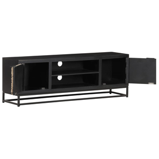 vidaXL TV Cabinet 120x30x40 cm Solid Mango Wood - Giant Lobelia