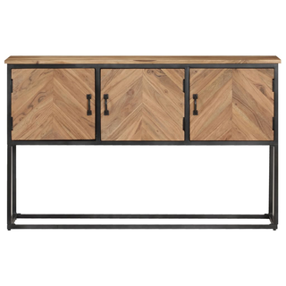 vidaXL Sideboard 120x30x75 cm Solid Acacia Wood - Giant Lobelia