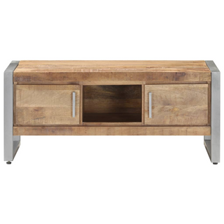 vidaXL Coffee Table 95x50x40 cm Rough Mango Wood - Giant Lobelia