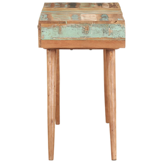 vidaXL Dressing Table with Mirror 112x45x76 cm Solid Reclaimed Wood - Giant Lobelia