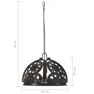 vidaXL Industrial Ceiling Lamp in Chain Wheel Design 45 cm E27 - Giant Lobelia