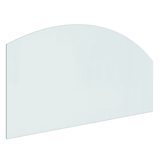 vidaXL Fireplace Glass Plate 100x50 cm - Giant Lobelia