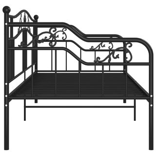 vidaXL Sofa Bed Frame Black Metal 90x200 cm - Giant Lobelia