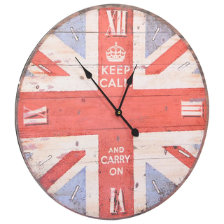 vidaXL Vintage Wall Clock UK 60 cm - Giant Lobelia