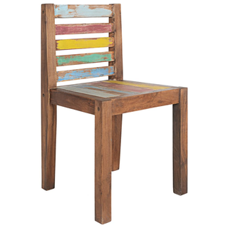 vidaXL Dining Chairs 4 pcs Solid Reclaimed Wood - Giant Lobelia