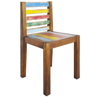 vidaXL Dining Chairs 4 pcs Solid Reclaimed Wood - Giant Lobelia