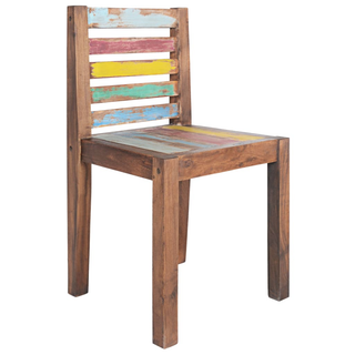 vidaXL Dining Chairs 4 pcs Solid Reclaimed Wood - Giant Lobelia