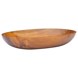 Basin Solid Teak Wood 60x40x10 cm - Giant Lobelia