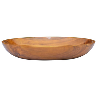 Basin Solid Teak Wood 60x40x10 cm - Giant Lobelia