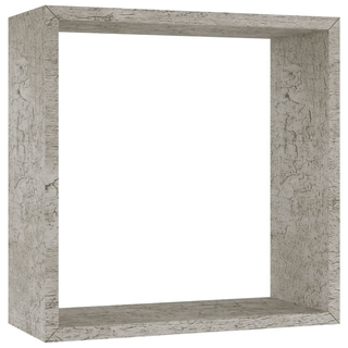 Wall Cube Shelves 3 pcs Concrete Grey - Giant Lobelia