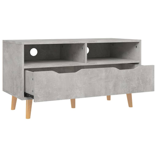 TV Cabinet Concrete Grey 90x40x48.5 cm Engineered Wood - Giant Lobelia