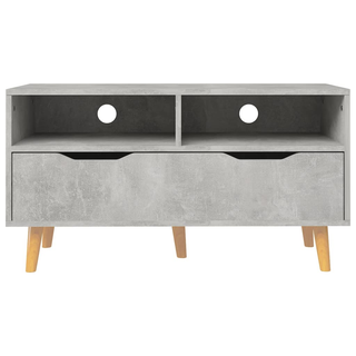 TV Cabinet Concrete Grey 90x40x48.5 cm Engineered Wood - Giant Lobelia