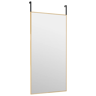 vidaXL Door Mirror Gold 40x80 cm Glass and Aluminium - Giant Lobelia