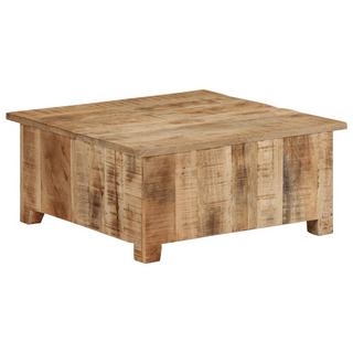 vidaXL Coffee Table 67x67x30 cm Solid Mango Wood - Giant Lobelia