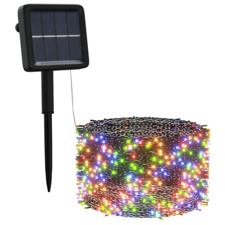 vidaXL Solar Fairy Lights 5 pcs 5x200 LED Colourful Indoor Outdoor - Giant Lobelia