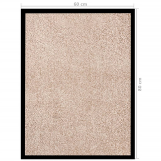 Doormat  Beige 60x80 cm - Giant Lobelia