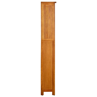 5-Tier Bookcase 70x22x140 cm Solid Oak Wood - Giant Lobelia