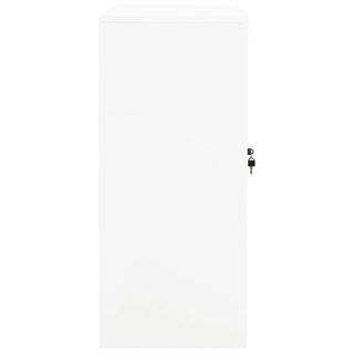 Office Cabinet White 90x40x90 cm Steel - Giant Lobelia