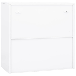 Office Cabinet White 90x40x90 cm Steel - Giant Lobelia