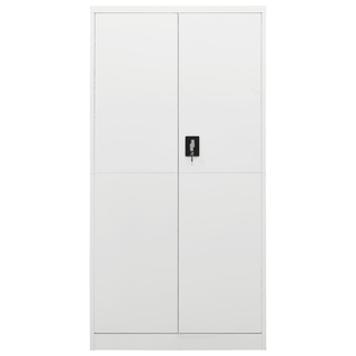 Locker Cabinet White 90x40x180 cm Steel - Giant Lobelia