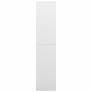 Locker Cabinet White 90x40x180 cm Steel - Giant Lobelia