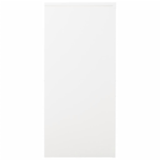 Sliding Door Cabinet White 90x40x90 cm Steel - Giant Lobelia