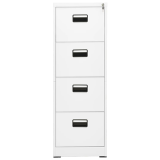 vidaXL Filing Cabinet White 46x62x133 cm Steel - Giant Lobelia