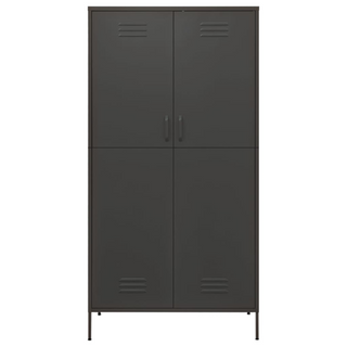 Wardrobe Anthracite 90x50x180 cm Steel - Giant Lobelia