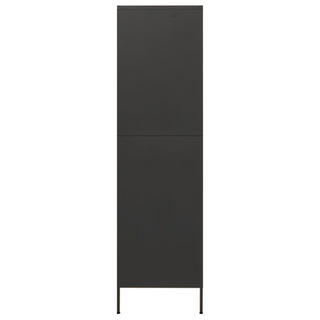 Wardrobe Anthracite 90x50x180 cm Steel - Giant Lobelia