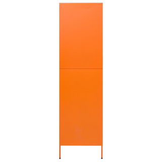 Wardrobe Orange 90x50x180 cm Steel - Giant Lobelia