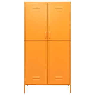 Wardrobe Mustard Yellow 90x50x180 cm Steel - Giant Lobelia